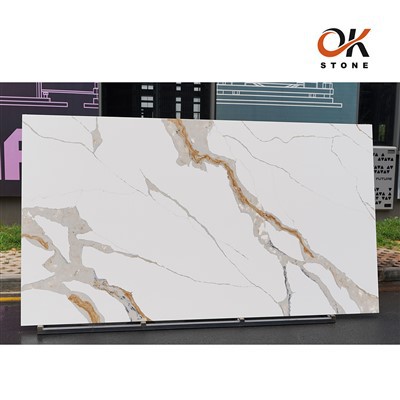 Black Quartz Jade Slab Premium Countertop